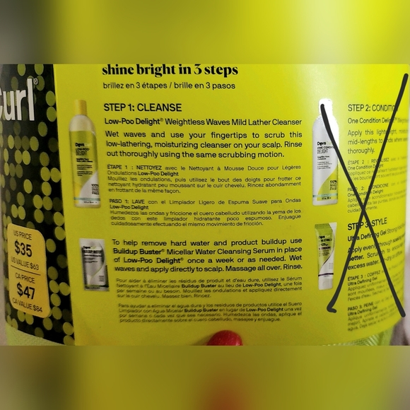 NEW - Bundle of 8 - Hair Care Curly Wavy Products DevaCurl Curlsmith Oui Bag - Picture 10 of 12